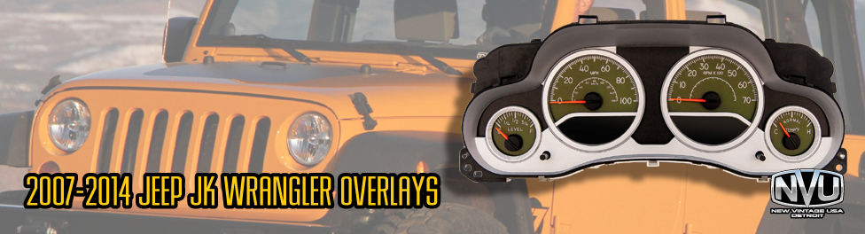 jeep jk custom gauges dash cluster overlay