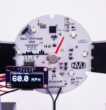 speedometer prototype lcd module 